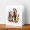 Notelet Card of a Horse For Anyone Any Occasion Card For Her or For Him Card For Birthday or Easter Card Thank You Card - Square (6x6) / Blank Message