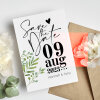 Heart Save the Date Cards, Save the Date Postcard, Modern Save the Date, Personalised Save the Dates, Wedding Save the Dates Simple - A6 - 4.1" x 5.8" - Pack of 20