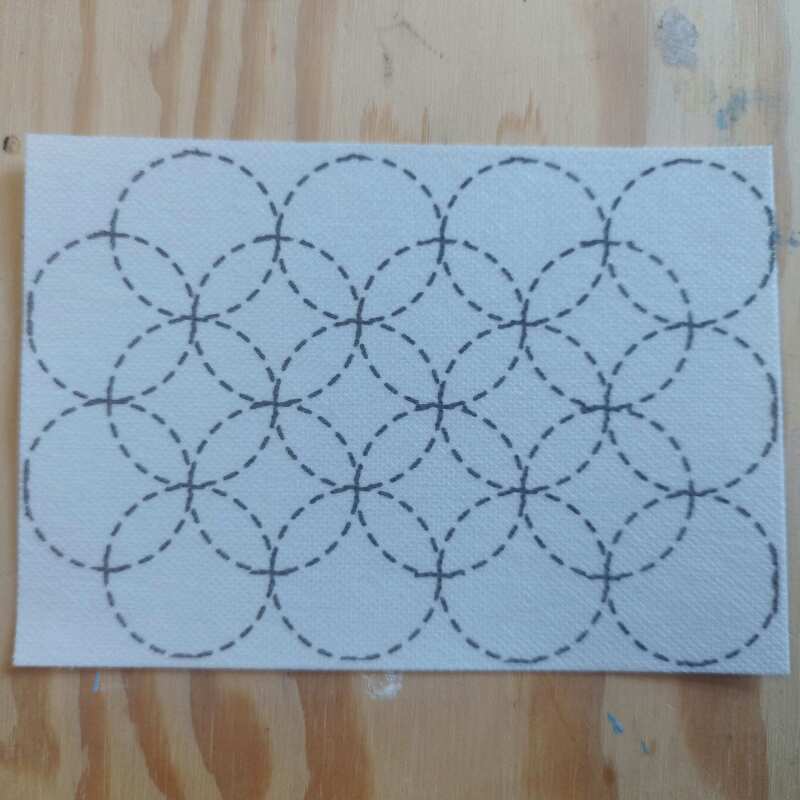 Sashiko | Visible Mending | Washable Transfers | Removable Mending Transfers