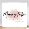 Baby Shower Card | Mummy to be card, Happy baby shower, New Mum card, Mum to be, Mummy to be, New baby card, Personalised Baby Shower Card