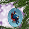 Christmas Tree Decoration For A Boy Gamer - Anime - Blue