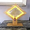 Vintage Glow: Custom LED Glass Block Decanter