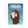 Granddaughter Anime Xmas Card - A5 Portrait - 1 Card