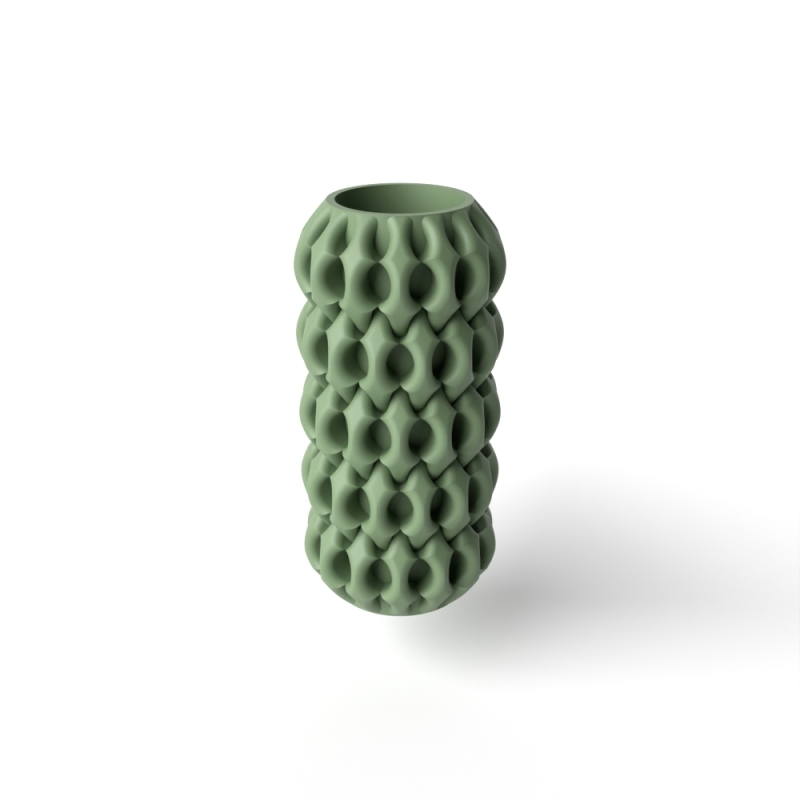 The Xiomu Vase, Modern and Unique Home Decor for Dried and Preserved Flower Arrangement - Black - Large