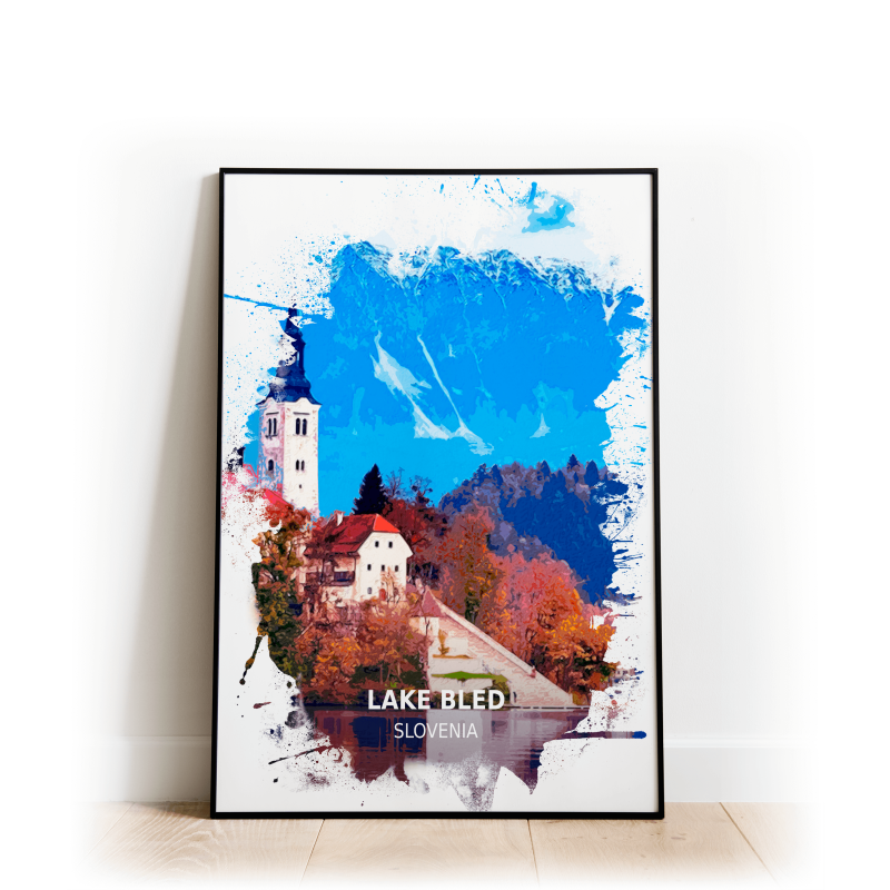 Lake Bled - Slovenia - Print - A4 - Standard - Print Only