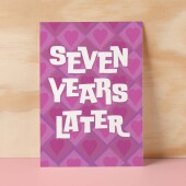 7th Wedding Anniversary Card For Wife Anniversary Card for Husband Anniversary Card For Boyfriend or Girlfriend Seventh Anniversary Gift