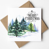 Christmas Tree Card | Watercolour | Traditional Christmas Card | Classic Christmas Card | Watercolour Christmas Tree Card Packs or Singles