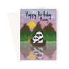 Mummy Birthday Card - Cute Pandas - A5 Portrait - 1 Card