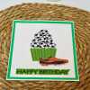 Handmade Football Cupcake Birthday Card