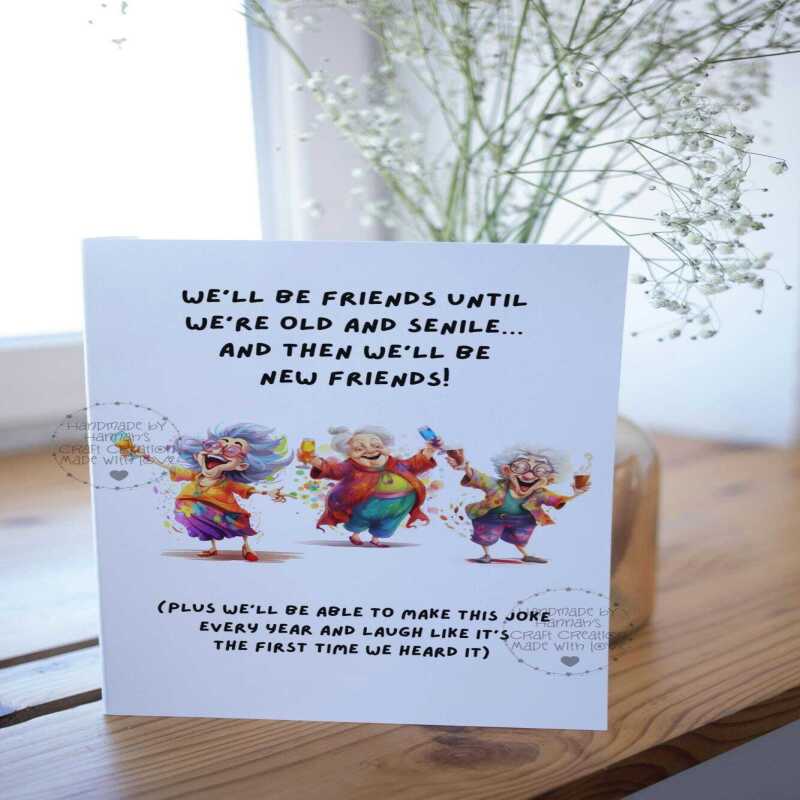 Handmade Drinking Oldies Birthday Card
