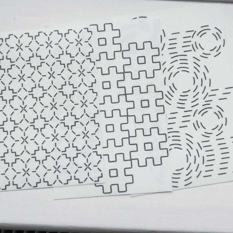 Sashiko Stick and Stitch Transfers