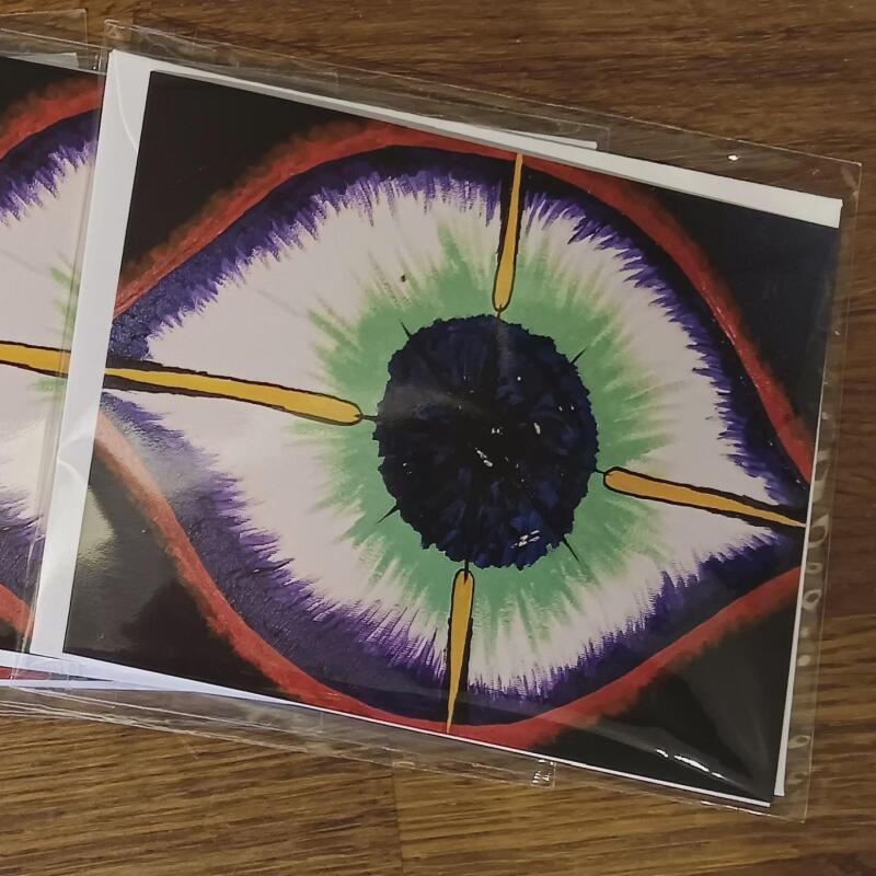 Blank Greetings Card - Eye