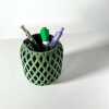 The Atila Pen Holder | Desk Organizer and Pencil Cup Holder - Matte Dark Green
