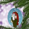 Cute Anime Girl & Cat Christmas Tree Decoration - Default Title