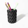 The Amiko Pen Holder | Desk Organiser and Pencil Cup Holder - Black