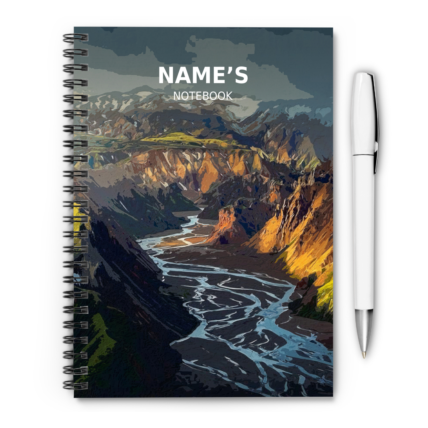 Highlands of Iceland - Iceland - A5 Notebook - Single Note Book