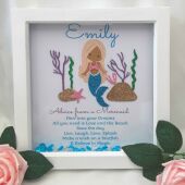 Personalised Mermaid Frame,Mermaid Gift,Customised Mermaid Gift,Mermaid Wall Dec