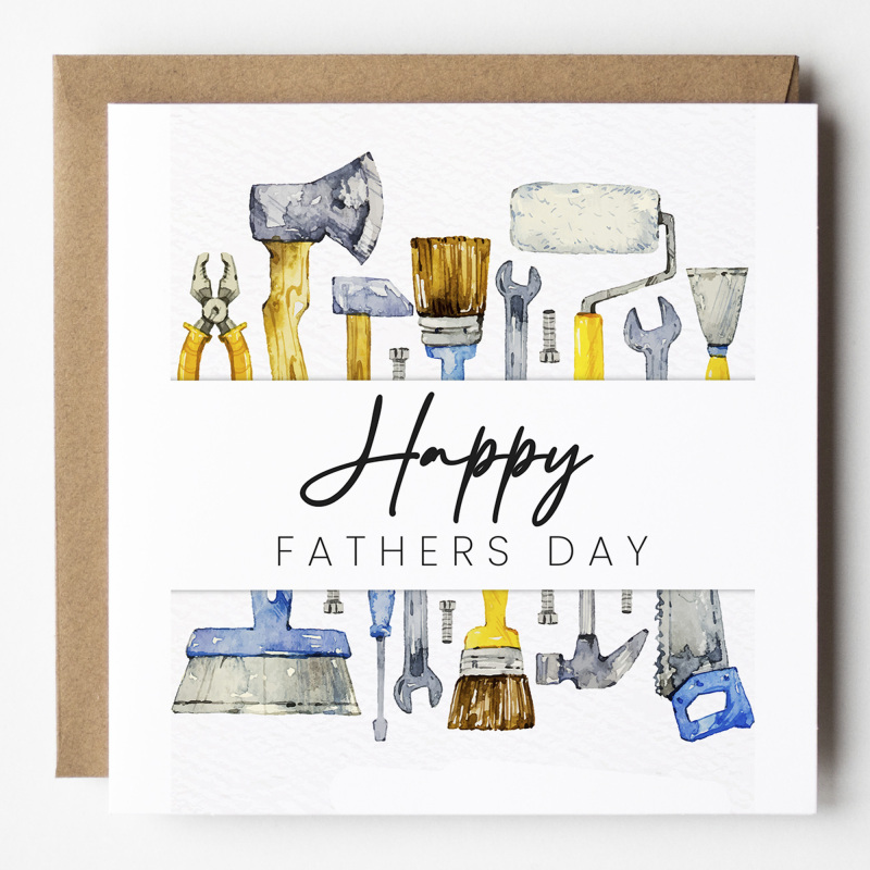 DIY Father's Day Card for Dad, Grandad Card for Him