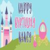 Princess Birthday banner - 1