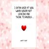 funny rude anniversary valentine's card, rude husband card, rude wife card, I often gaze you and think to myself what c*nt dickhead knobhead - CUNT