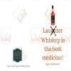 Funny Get Well Soon Card - Whiskey is the best medicine! - For him or for her - Whisky lover