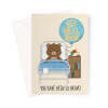 Children's Get Well Soon Card - Teddy Bear - A5 Portrait - 1 Card
