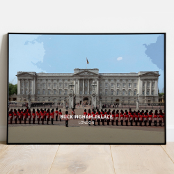 Buckingham Palace - London - Print - A4 - Standard - Print Only