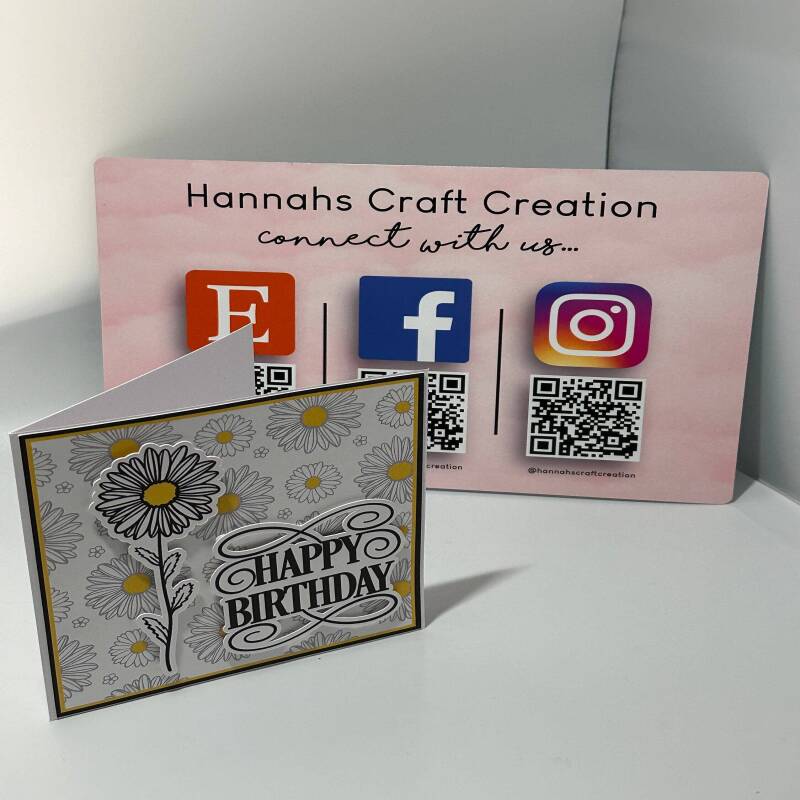 Happy Sunflower Birthday Card just for them