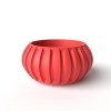 The Alden Planter Pot with Drainage Tray & Stand Included - Black - 3"