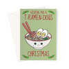 Ramen Noodles Christmas Card - A5 Portrait - 1 Card