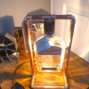 Gentleman Jack  - Copper frame Bottle table lamp - Original - Upcycled - Man/She Cave - Fathers/Mother Day - Gifts For Him/Her