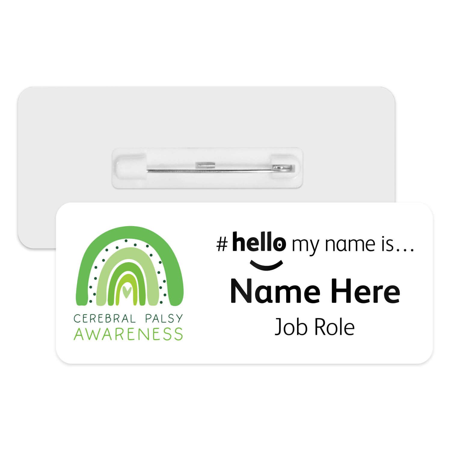 #hello my name is... Name Badge - Cerebral Palsy Awareness