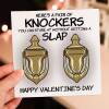 Here's a pair of knockers you can stare at without getting a slap funny, rude, breasts, boobs, tits, Valentines card (A6/A5/A4/Square 6x6") - A6: Single card