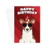 Jack Russell Dog Birthday Card - A5 Portrait - 1 Card
