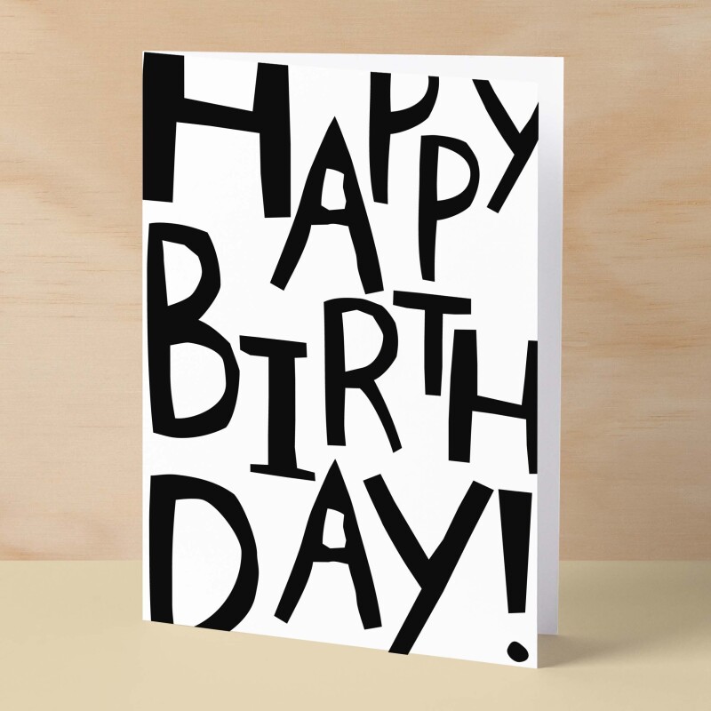 Birthday Card For Her Card For Friend Birthday Card For Him Card For Dad Birthday Card For Sister or Mum Birthday Card For Brother - Large (5x7) / Blank Message