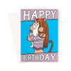 Anime Birthday Card - Cute Cat Girl - A5 Portrait - 1 Card