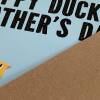 Happy Ducking Father’s Day funny duck autocorrect Father’s Day card for dad, daddy, father from son, daughter (Size A6/A5/A4/Square 6x6") - A6: Single card