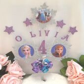 Handmade Personalised Frozen 2 Inspired Cake Topper,Frozen 2 Birthday Cake Decor
