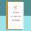 Boyfriend Birthday Card Birthday Card - Can be personalised - Ideal for Boyfriend - Custom Card - Blank inside - Large