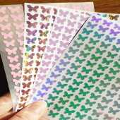 Butterfly Stickers 1cm wide 120 in a set