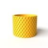 The Cheo Planter Pot with Drainage Tray & Stand: Modern and Unique Home Decor for Plants and Succule - Black - 3"