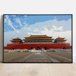 Forbidden City - China - Print - A4 - Standard - Print Only