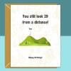 Funny 30th Birthday Card - Personalised inside if required - For Him or For Her - Perfect greetings card for someone turning 30 years old - Blank inside - Small