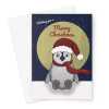 Cute Penguin Merry Christmas Card - A5 Portrait - 1 Card