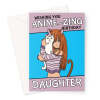 Japanese Anime Girl Birthday Card For Daughter - A5 Portrait - 1 Card