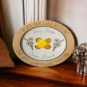 Personalised mums are like buttons plaque, Mam, nan, mothers day gift, gift for her, rustic gift button gift