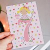 Fairy age 1st, 2nd, 3rd, 4th, 5th, 6th, 7th, 8th, 9th birthday card for children, girl, daughter, granddaughter (Size A6/A5/A4/Square 6x6") - A6: Single card