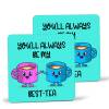 Best Tea Coaster - You'll Always Be My Best-Tea, Coaster Gift, Best Friend Gift, Friend Gift, Friendship Gift, Thank You Gift, Funny Gift - Single Coaster