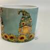 Sunflower/Bee Gnome mugs - mint green