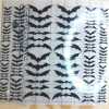 Black Bat Stickers Assorted Sizes - Matt Black